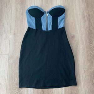 Bebe Strapless Mini Dress